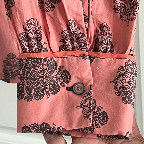 Sundance Stories to be Told Blouse Top 100% Cotton Button Front Boho Size M - Picture 4 of 13